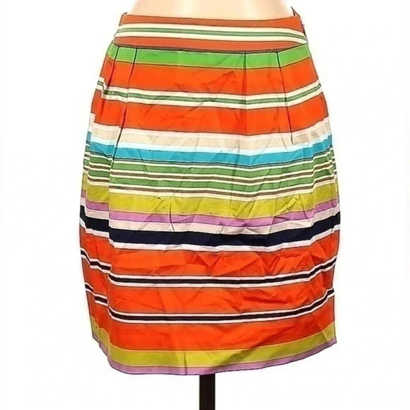 Kate Spade | Multi Color Striped Preppy Pencil Skirt Women’s Size 4 - Picture 2 of 5